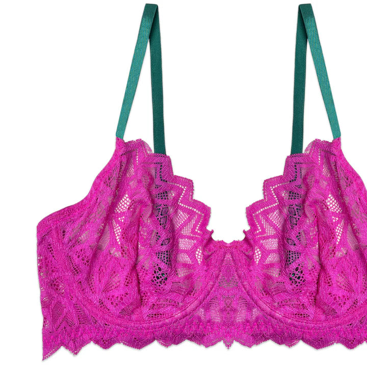 Non Padded Bra Set - Blush Ivy