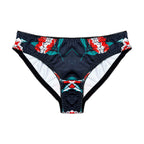 Cheek Floral Print Padded Bra and Panty Set