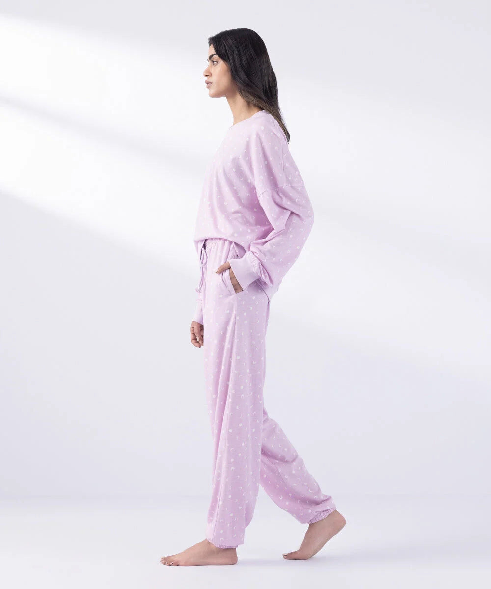 Printed Henley Shirt