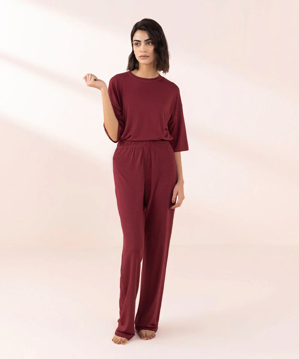 Printed Henley Shirt